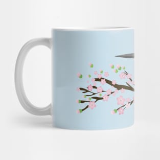 The kingfisher digital drawing Mug